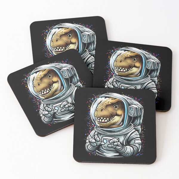 Item preview, Dinosaur Astronaut designed and sold by Meliafroggy.