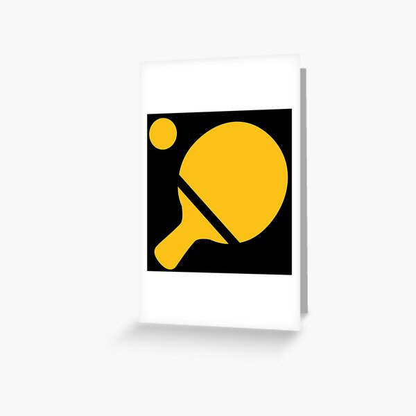 Item preview, Table Tennis yellow  pattern designed and sold by SDJ-shope.