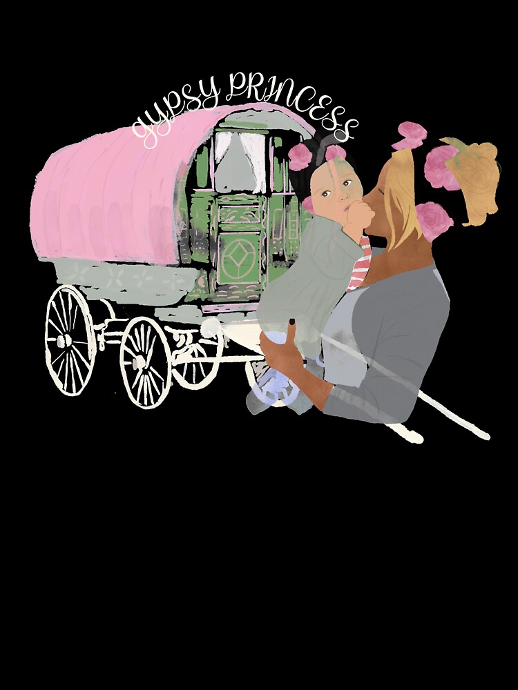 princesa gitana CARAVANA definici n vardo viajero roman Camiseta para ni os