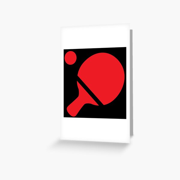 Item preview, Table Tennis red pattern designed and sold by SDJ-shope.