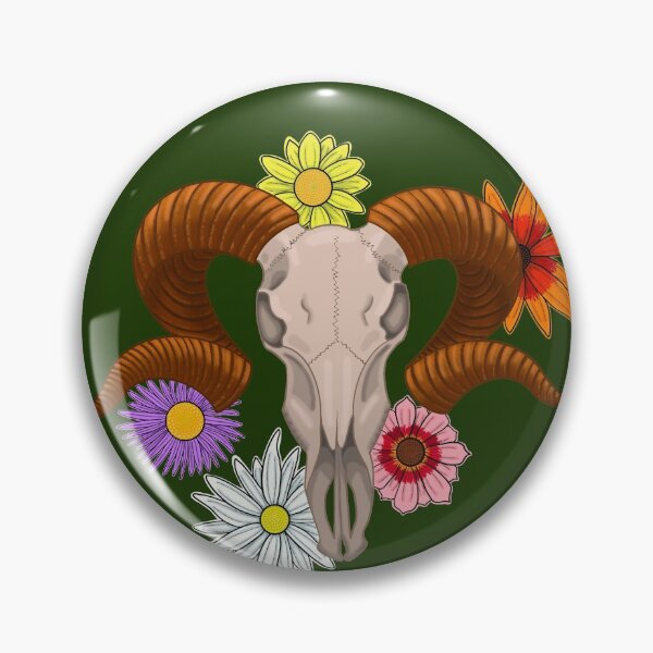 Item preview, Ram Skull designed and sold by GStouderArt.