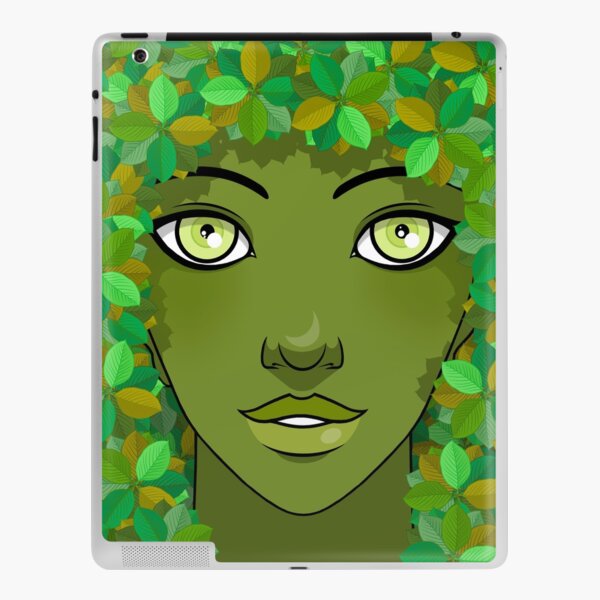 Green Girl iPad Skin