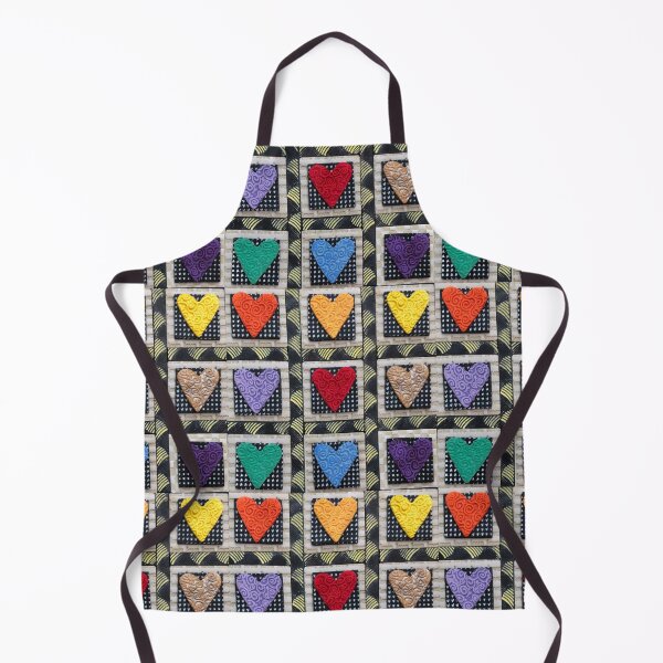Item preview, Heart Friends On Squares designed and sold by prunellaparsnip.