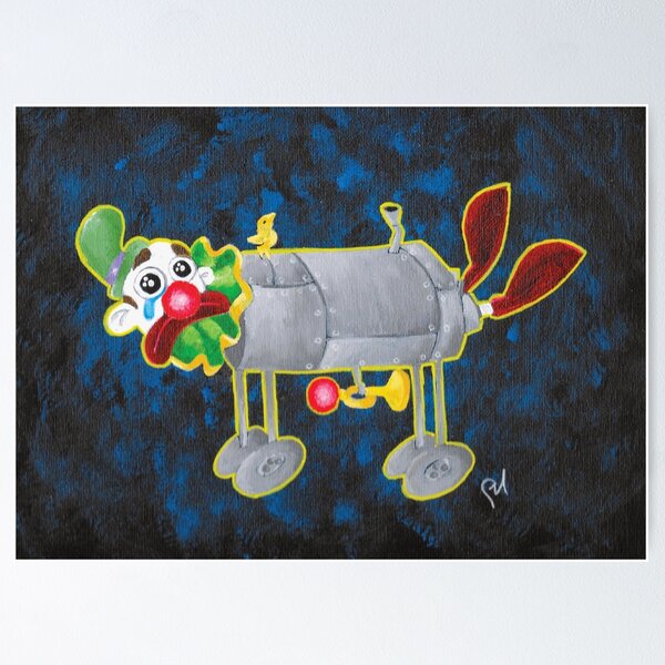 Item preview, Sad Crying Clown in an Iron Lung designed and sold by industrialbambi.
