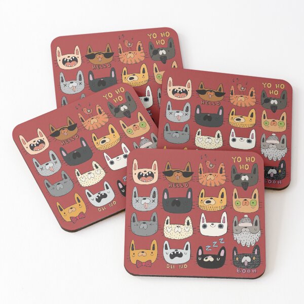 Item preview, Whimsical cats designed and sold by marina63.