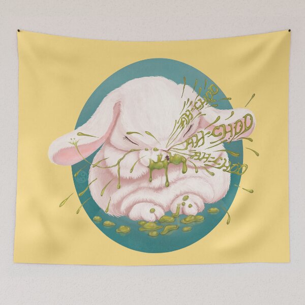Item preview, Disgustingly Cute Bunny (untitled) designed and sold by FloofMonsterCo.