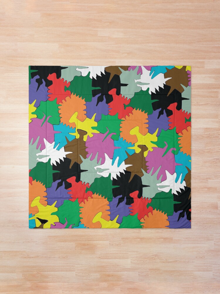 Thumbnail 1 of 6, Comforter, Abstract Hex Puzzle designed and sold by roggcar.