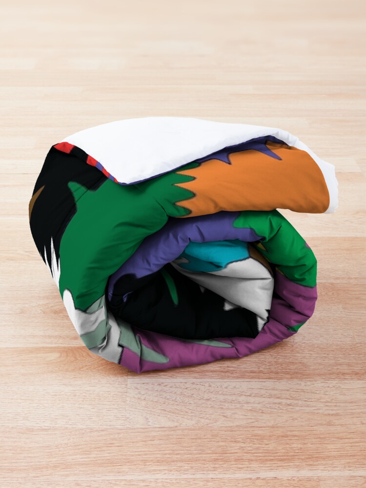 Thumbnail 4 of 6, Comforter, Abstract Hex Puzzle designed and sold by roggcar.