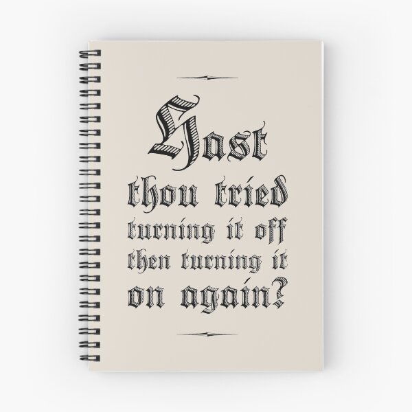Item preview, Hast thou tried turning it off and on again? designed and sold by Smallbrainfield.