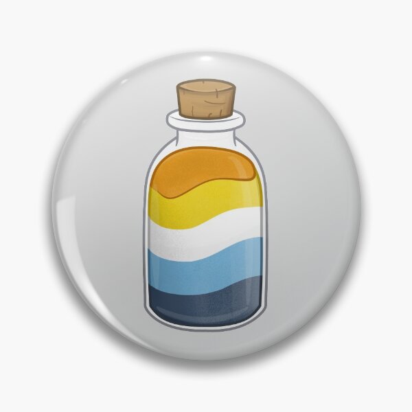 Item preview, AroAce Pride colored Sand Bottle designed and sold by Floramisu.