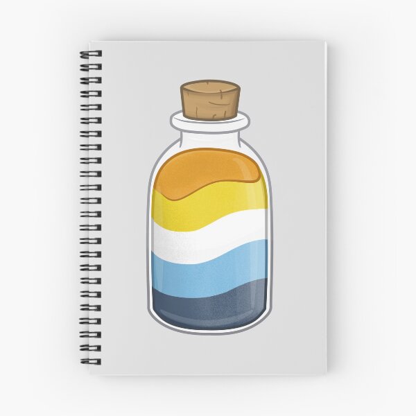 Item preview, AroAce Pride colored Sand Bottle designed and sold by Floramisu.