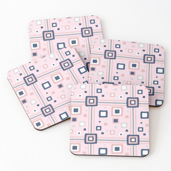 Item preview, Pink Square Pattern designed and sold by Niceprint42.