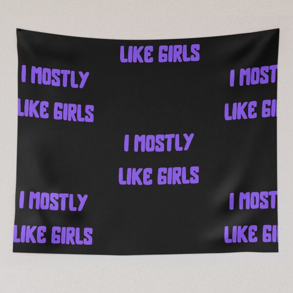 Item preview, I Mostly Like Girls designed and sold by SportyDogShop.