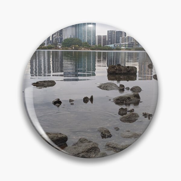 Item preview, Ciudad en el reflejo del agua designed and sold by bernie868.