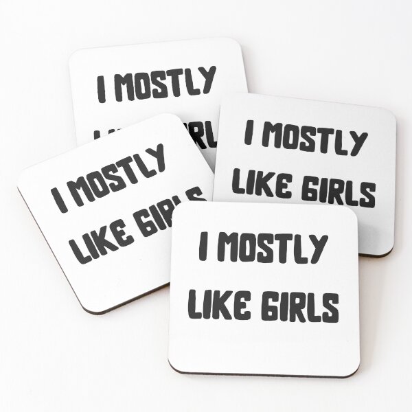 Item preview, I Mostly Like Girls designed and sold by SportyDogShop.
