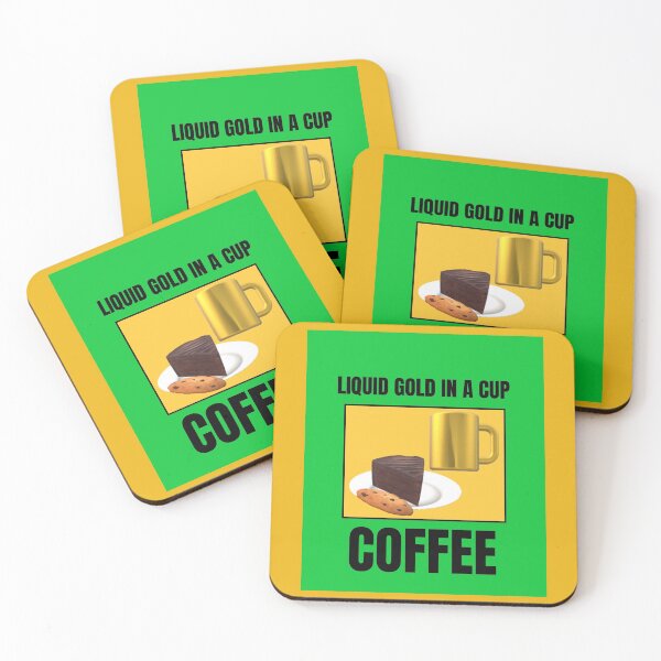 Item preview, LIQUID GOLD IN A CUP COFFEE designed and sold by MottoDigging.