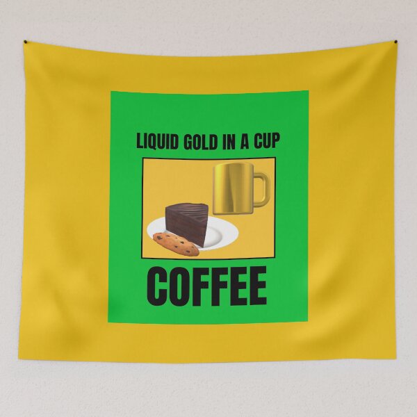 Item preview, LIQUID GOLD IN A CUP COFFEE designed and sold by MottoDigging.