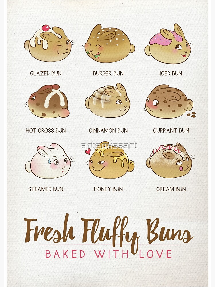 Fresh Fluffy Buns by artemissart
