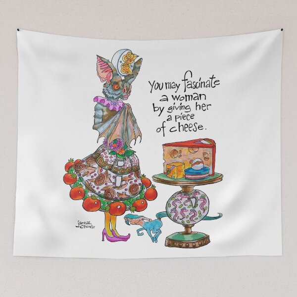 Item preview, You May Fascinate a Woman by Giving Her a Piece of Cheese 2 designed and sold by Michael Jaecks.