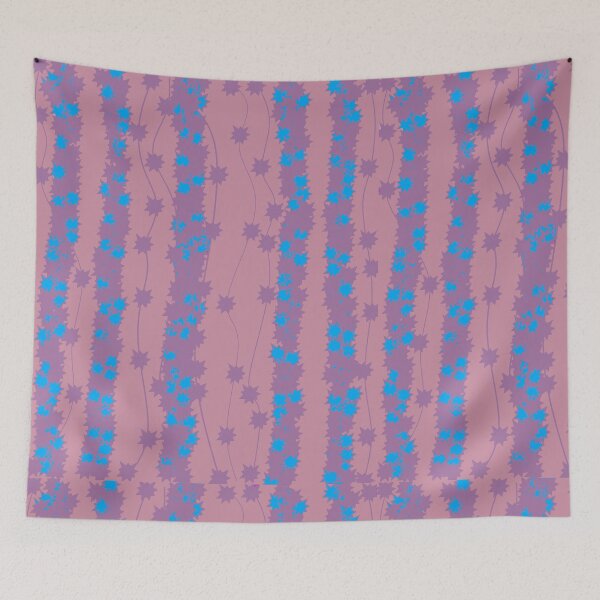 Item preview, Design Lines and Flower Look Like In Peachy Pink Pink and Blue designed and sold by DesignsByMuriel.