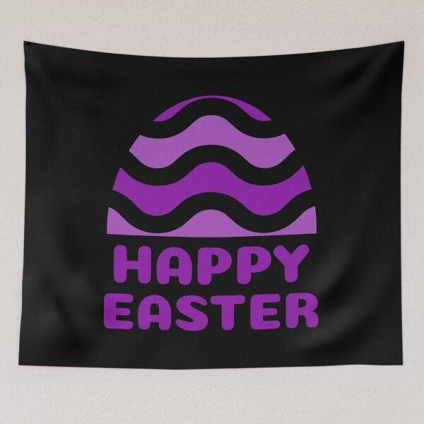 Item preview, Happy Easter Purple Egg design designed and sold by HolidayTees.