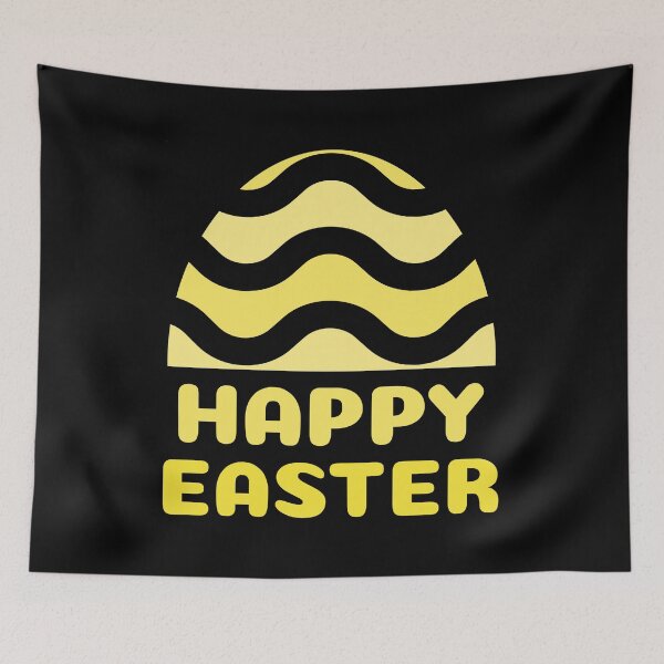 Item preview, Happy Easter Yellow Egg design designed and sold by HolidayTees.