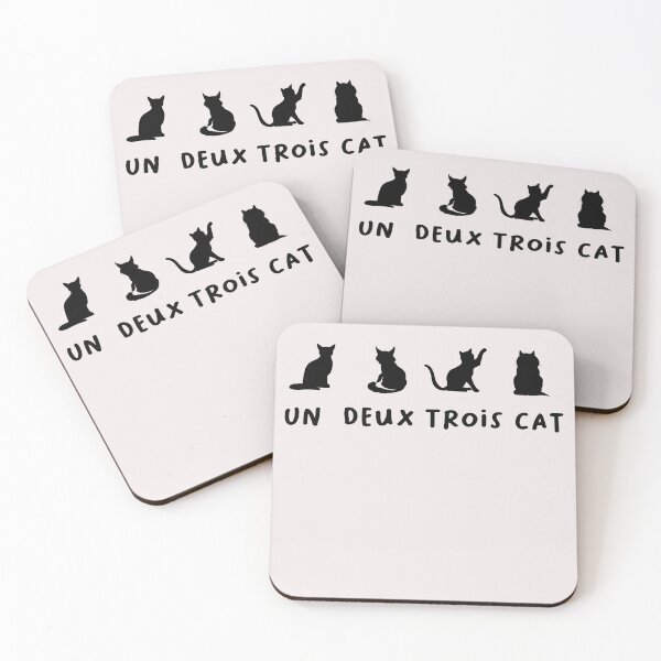 Item preview, un deux trois cat | cute cat | funny cat designed and sold by store7azzouzi.