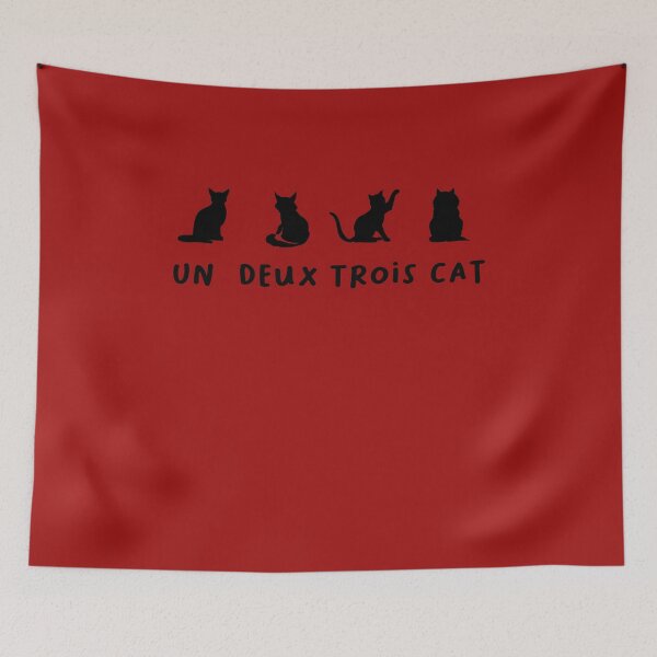 Item preview, un deux trois cat | cute cat | funny cat designed and sold by store7azzouzi.