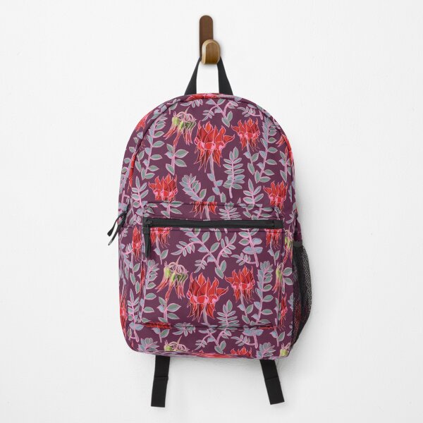 Item preview, Modern Australian Sturt Desert Pea Pattern designed and sold by Sketchbook Designs.