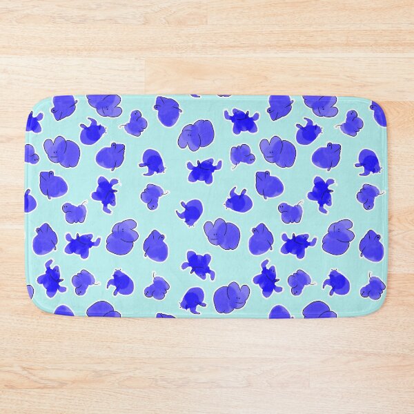 Item preview, Funky Watercolor Creatures in Blue designed and sold by fogoosherie.
