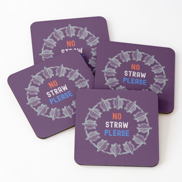 Item preview, Turtle Mandala No Straw Please designed and sold by Nostraw.