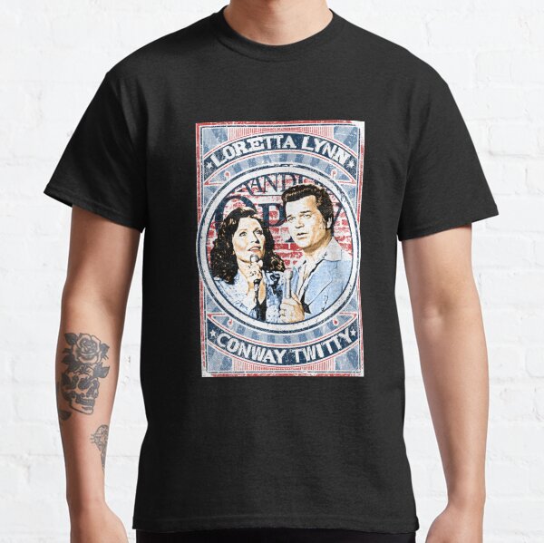 Conway Twitty Loretta Lynn- Country Music- Classic T-Shirt