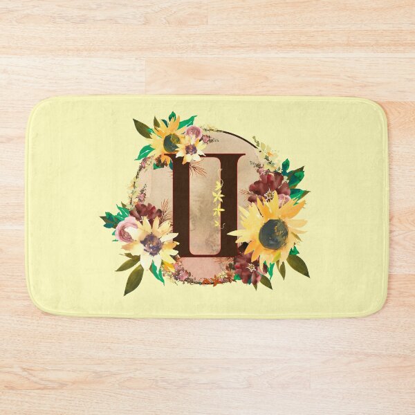 Item preview, Gemini Zodiac Horoscope Maroon Sunflower Floral Monogram designed and sold by Bumblefuzzies.