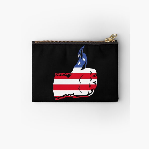 Item preview, Werewolf Thumbs Up USA American Flag Hand Gesture Wolfman designed and sold by BEAST NYC.