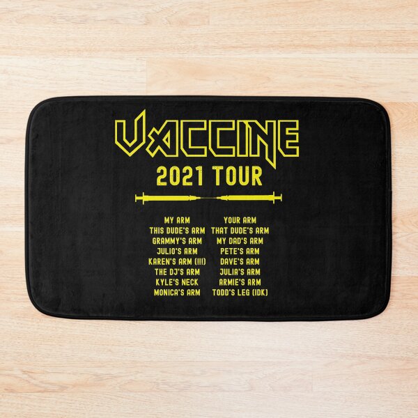 Item preview, Vaccine 2021 Tour - Funny Cute 80's retro style Concert  designed and sold by Dorkification.