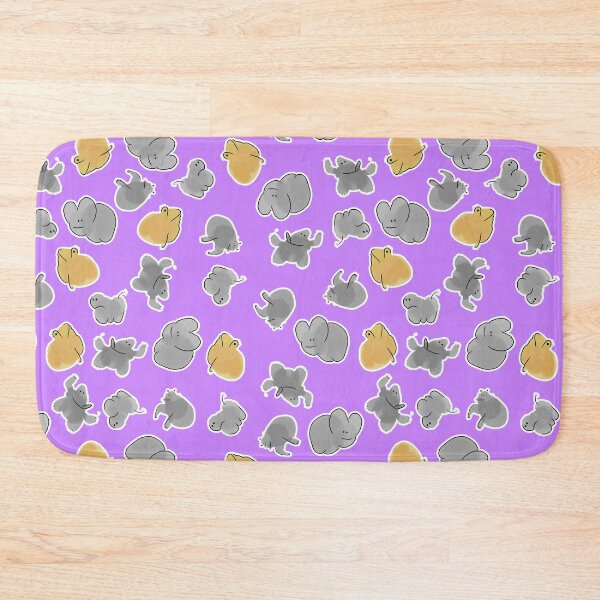 Item preview, Watercolor Creatures in Grey, Yellow, and Purple designed and sold by fogoosherie.