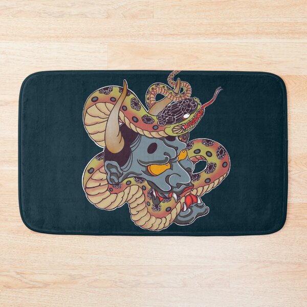 Item preview, Japanese Oni Mask Demon Yakuza Tattoo designed and sold by KerlZ.