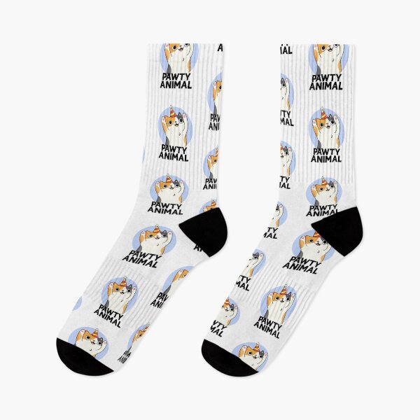 Item preview, Pawty Animal Funny Party Cat Puns  designed and sold by punnybone.
