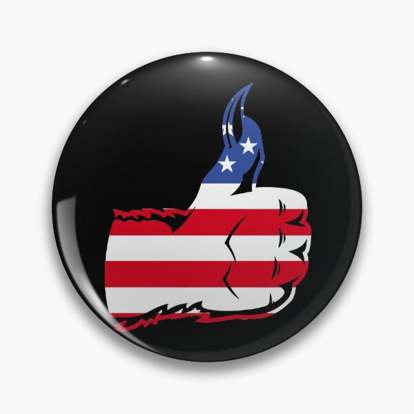 Item preview, Werewolf Thumbs Up USA American Flag Hand Gesture Wolfman designed and sold by BEAST NYC.