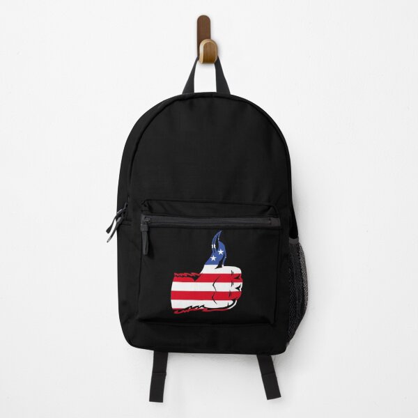 Item preview, Werewolf Thumbs Up USA American Flag Hand Gesture Wolfman designed and sold by BEAST NYC.