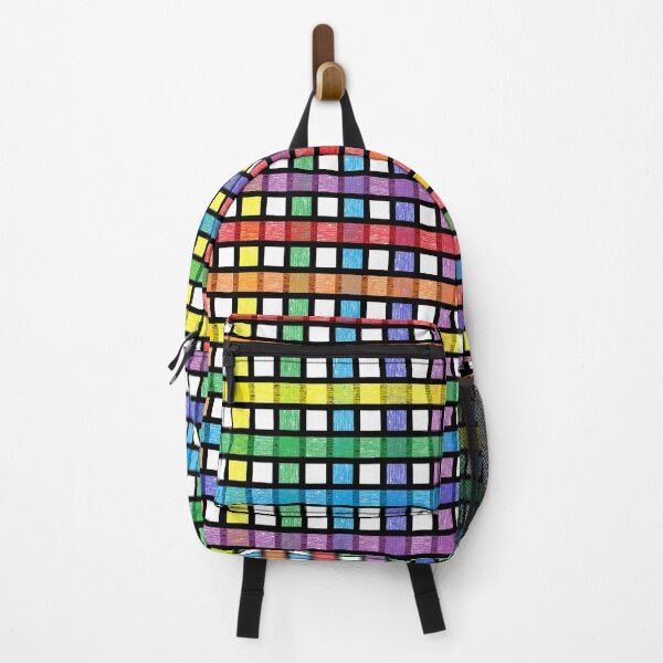Item preview, Black Outlined Rainbow Weave  designed and sold by lornakay.