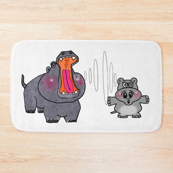 Item preview, Hippo roaring designed and sold by Shirley cute art .