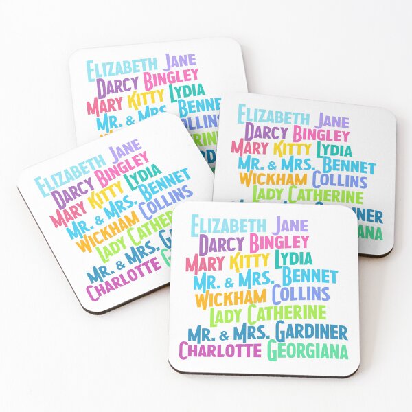 Item preview, Pride & Prejudice Characters designed and sold by rissidesigns.