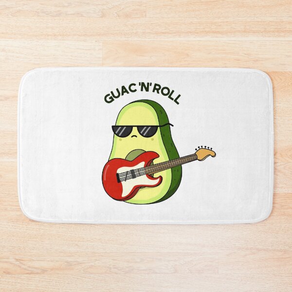 Item preview, Guac And Roll Rocker Funny Avocado Puns  designed and sold by punnybone.