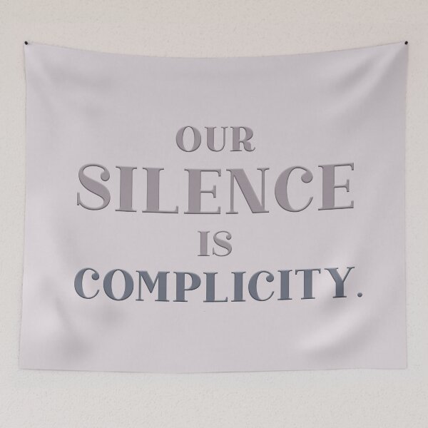 Item preview, Our silence is complicity designed and sold by squishyrainbow.