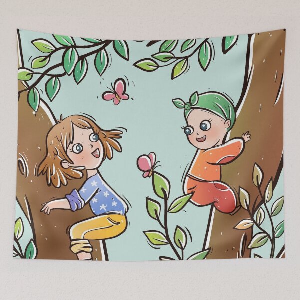 Item preview, Sisters’ Climb Time designed and sold by BookBuzz.