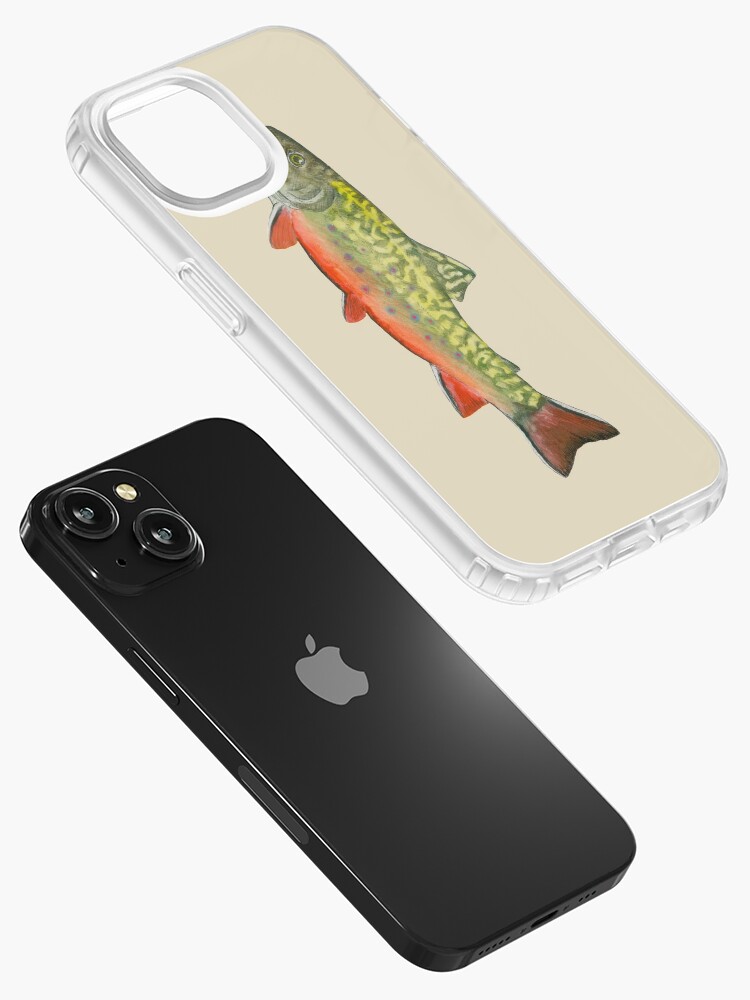 Brown Trout Fly Fishing iPhone Case by letourneau41