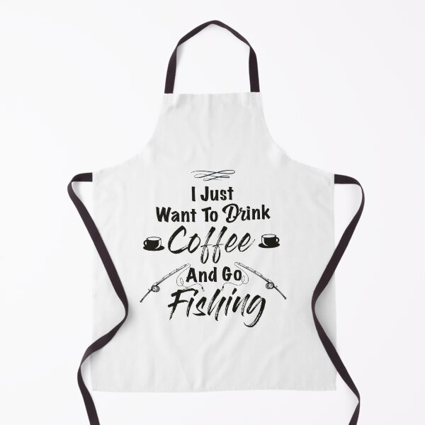 Item preview, I Just Want To Drink Coffee And Go Fishing designed and sold by soufishop.