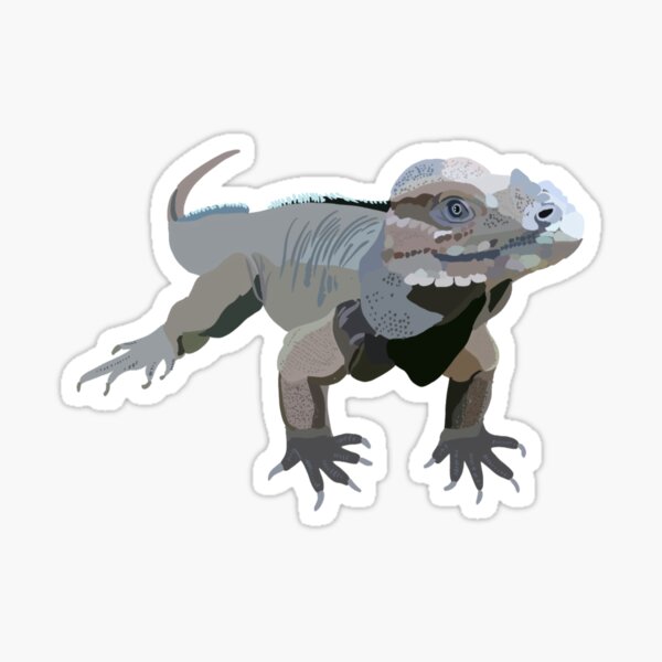 Item preview, R is for Rhino Iguana  designed and sold by thezoogirl.