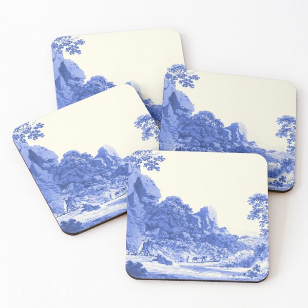 Item preview, Camping by a Cave (Blue) designed and sold by LansingOLeary.